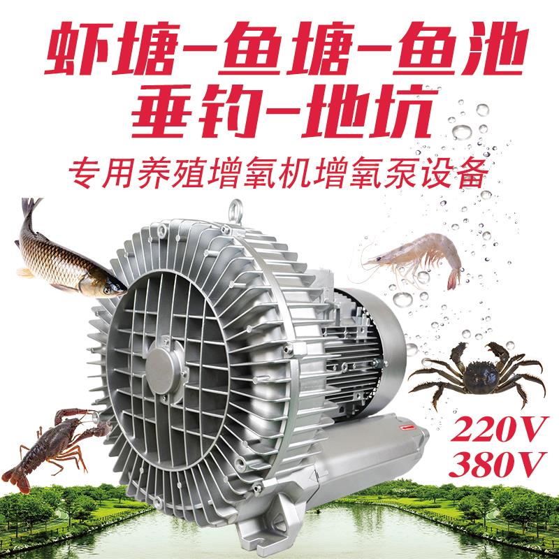 {臺灣公司貨 可打統編}水產養殖魚蝦塘大功率魚池打氧增氧氣泵大型魚塘增氧機專用設備