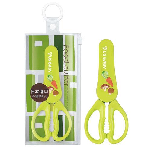 優生 雙鋸齒快速食物剪刀 鯊魚(附袋)【愛買】 1