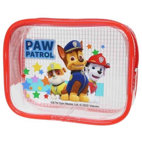 【震撼精品百貨】汪汪隊立大功 Paw Patrol~汪汪隊透明收納包 收納袋-紅*53530