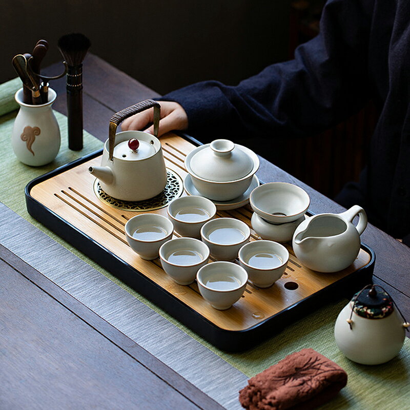 汝窯功夫茶具組 【現貨】【來雪拼】泡茶組 交換禮物