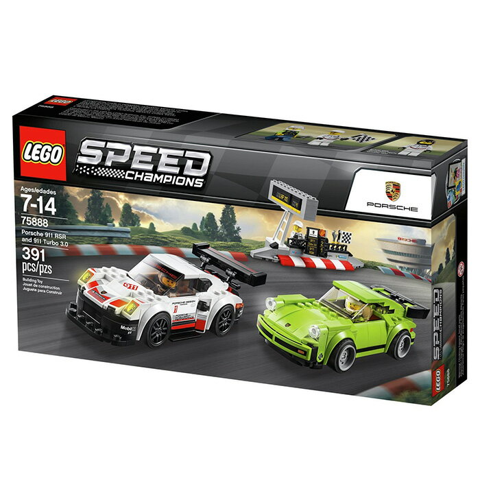 LEGO 樂高 SPEED 極速系列 75888 Porsche 911 RSR and 911 Turbo 3.0 【鯊玩具Toy Shark】