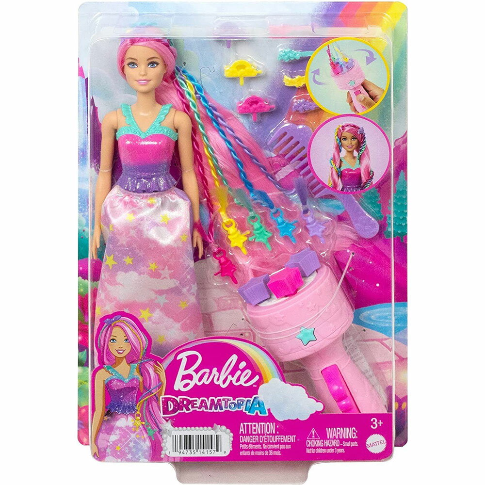 《MATTEL》芭比 夢託邦轉轉髮型遊戲組 東喬精品百貨