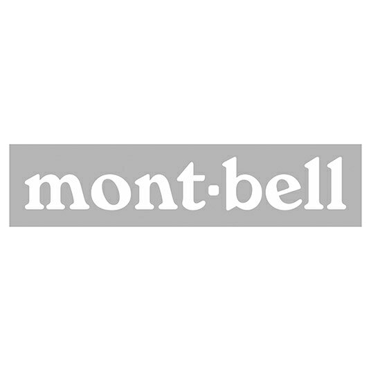 ├登山樂┤日本mont-bell mont-bell Logo 200mm貼紙 白 # 1124933WT