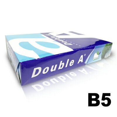 【文具通】Double A 達伯埃 影印紙 白色 B5 80gsm size 182 × 257mm 500 sheets 1包 500張 含稅價 P1410537
