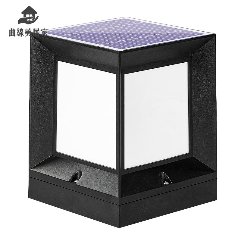 限時折扣！戶外圍墻燈 花園柱帽庭院圍墻氛圍裝飾大門兩側太陽能柱頭燈Q9/16
