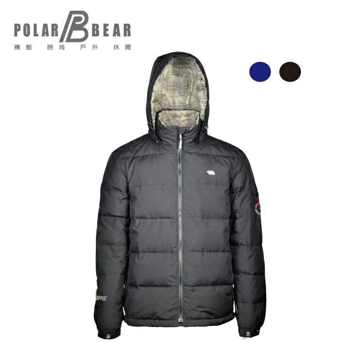 【POLAR BEAR】男WINDSTOPPER防風透氣袖袋可結合羽絨衣-15D07