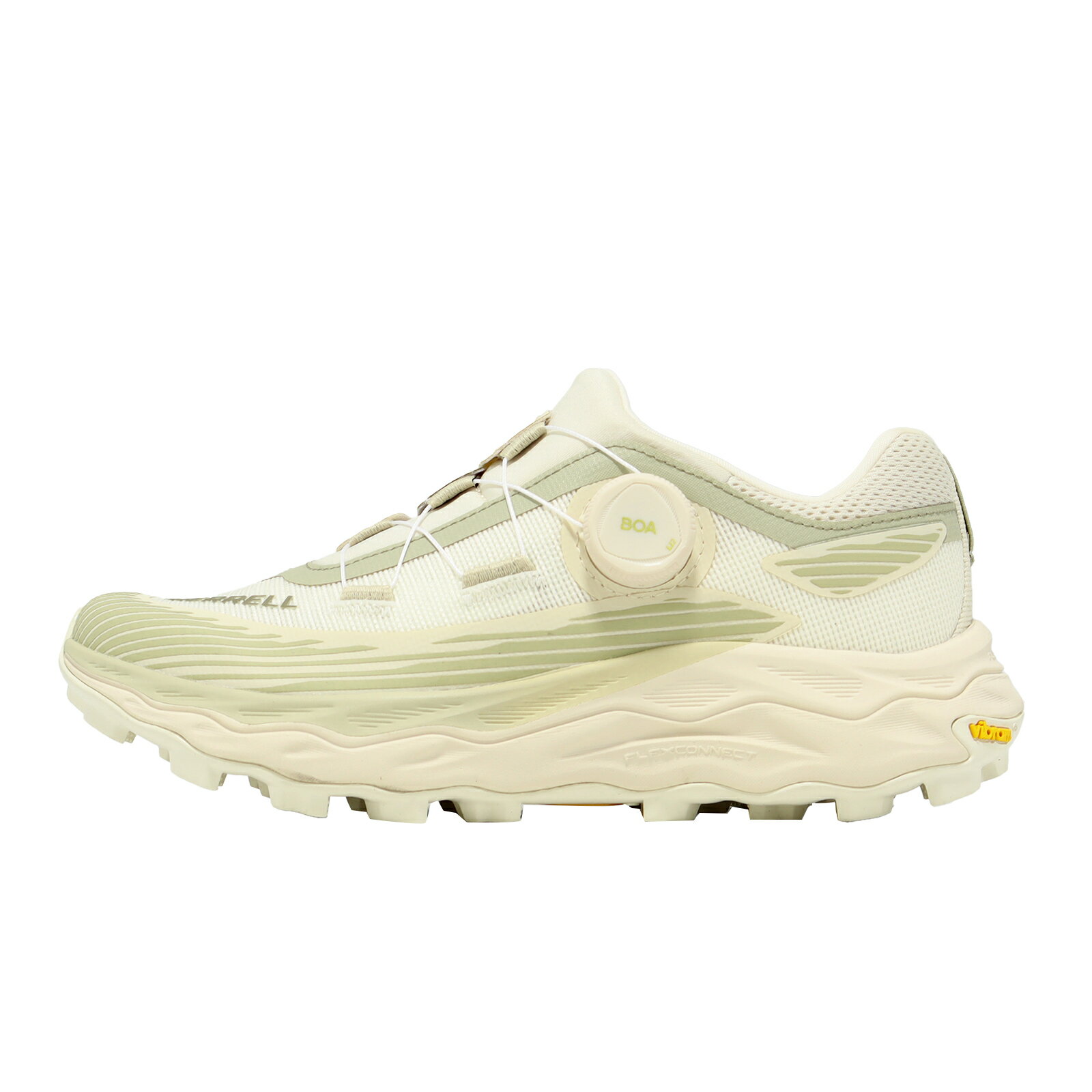 Merrell 越野跑鞋 Agility Peak 6 Boa 女鞋 米白 旋鈕 緩震 運動鞋 ML00005136