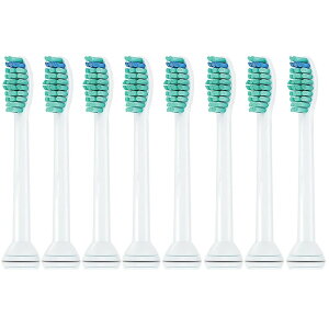 【日本代購】8 件/組替換牙刷頭適用於飛利浦 Sonicare HX 牙刷頭鑽石白色易清潔杜邦刷毛噴嘴