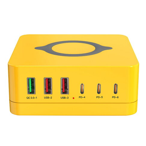 963L多口充電座200W-支援筆電-氮化鎵充電器 MacBook Pro 適配器-無線充電【APP下單享6%回饋】 1