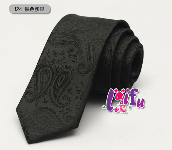來福領帶，K832領帶手打領帶變形蟲黑色6CM窄版領帶窄領帶，售價150元