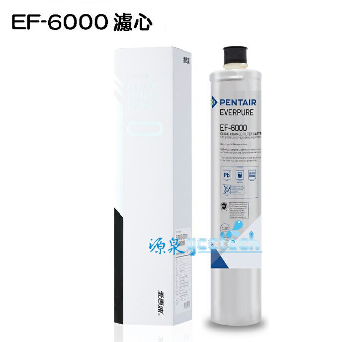 EVERPURE愛惠浦EF-6000濾芯台灣愛惠浦公司貨濕式碳纖活性碳EF6000濾心