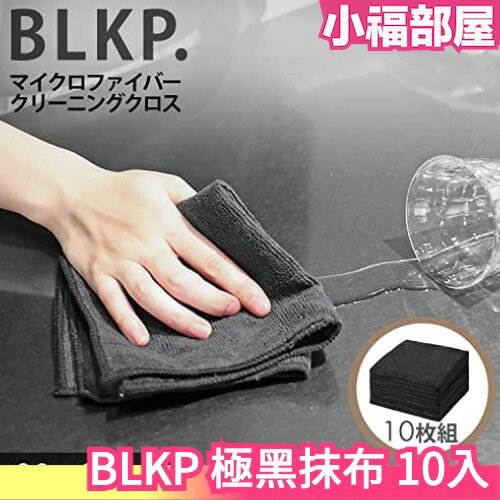 【BLKP限量極黑】日本 PEARL METAL 超細纖維抹布10入 洗碗巾 清潔布 毛巾 大掃除【小福部屋】
