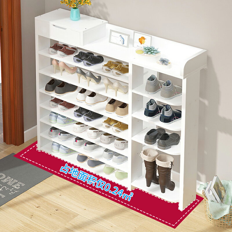 鞋架家用室內簡易門口大容量簡約收納置物架新款好看儲物宿舍鞋柜