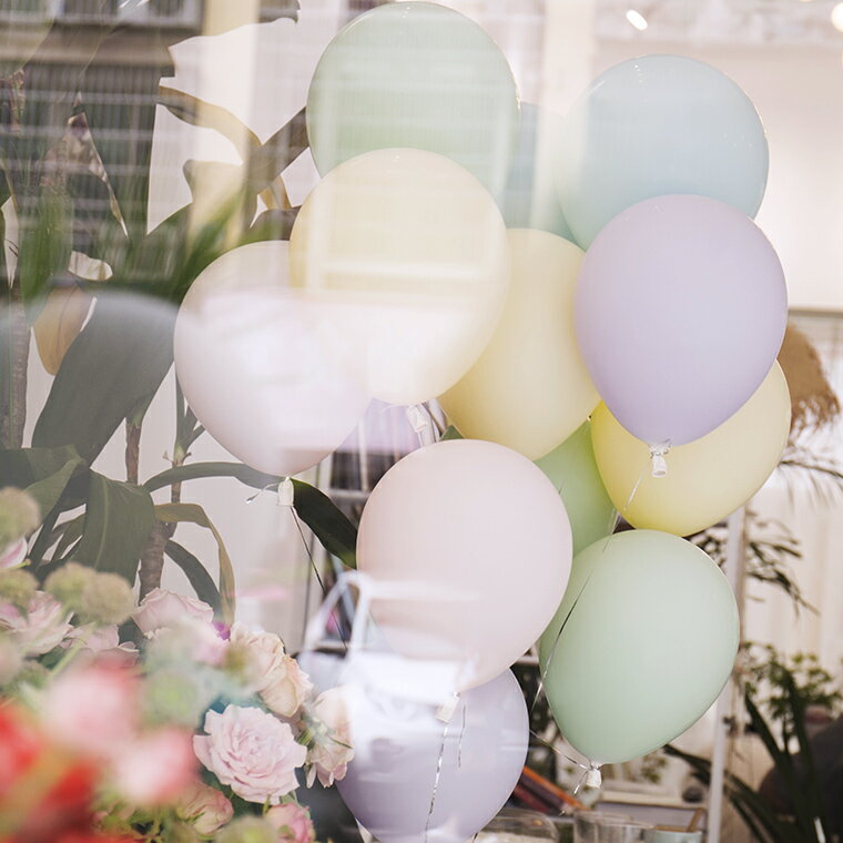 ins馬卡龍氣球生日派對裝飾結婚慶用品婚房裝飾氣球婚禮活動氣球