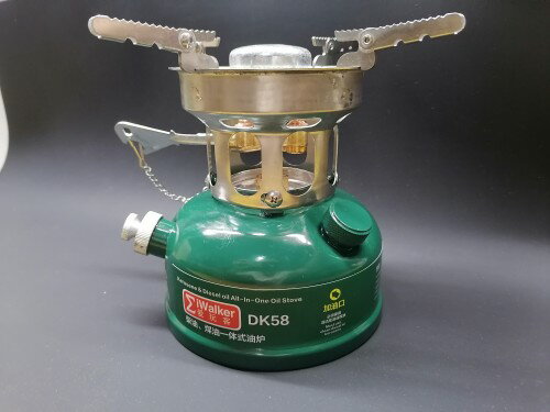 愛玩客DK58柴油煤油氣化爐 A59酒精爐 一體便攜式油爐 免維護預熱