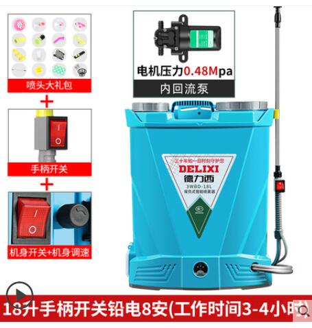 電動噴霧器農用背負式新型鋰電高壓消殺噴灑噴灑器打藥澆花