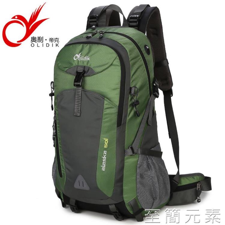 同款戶外登山包男士旅游背包超大容量輕便防水旅行包女後背包【林之舍】