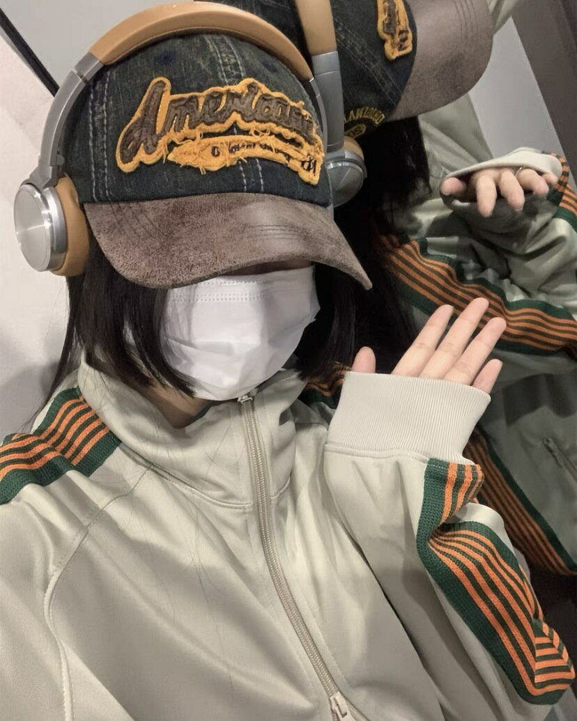 美式辣妹/軟頂街頭復古鴨舌帽水洗顯臉小棒球帽女小眾嘻哈帽子男