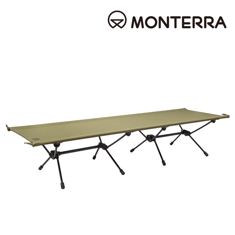 Monterra 兩段式輕量折疊行軍床 CVT2 cot / 城市綠洲 (韓國品牌、露營、行軍床、組裝)