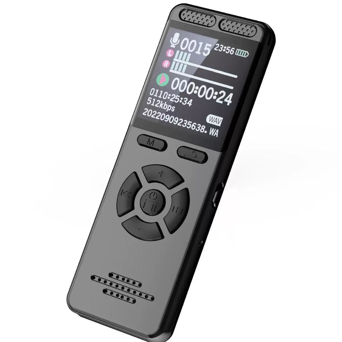 跨境線下 SV65聲控錄音筆智能高畫質聲控錄音器MP3播放器英文版供外