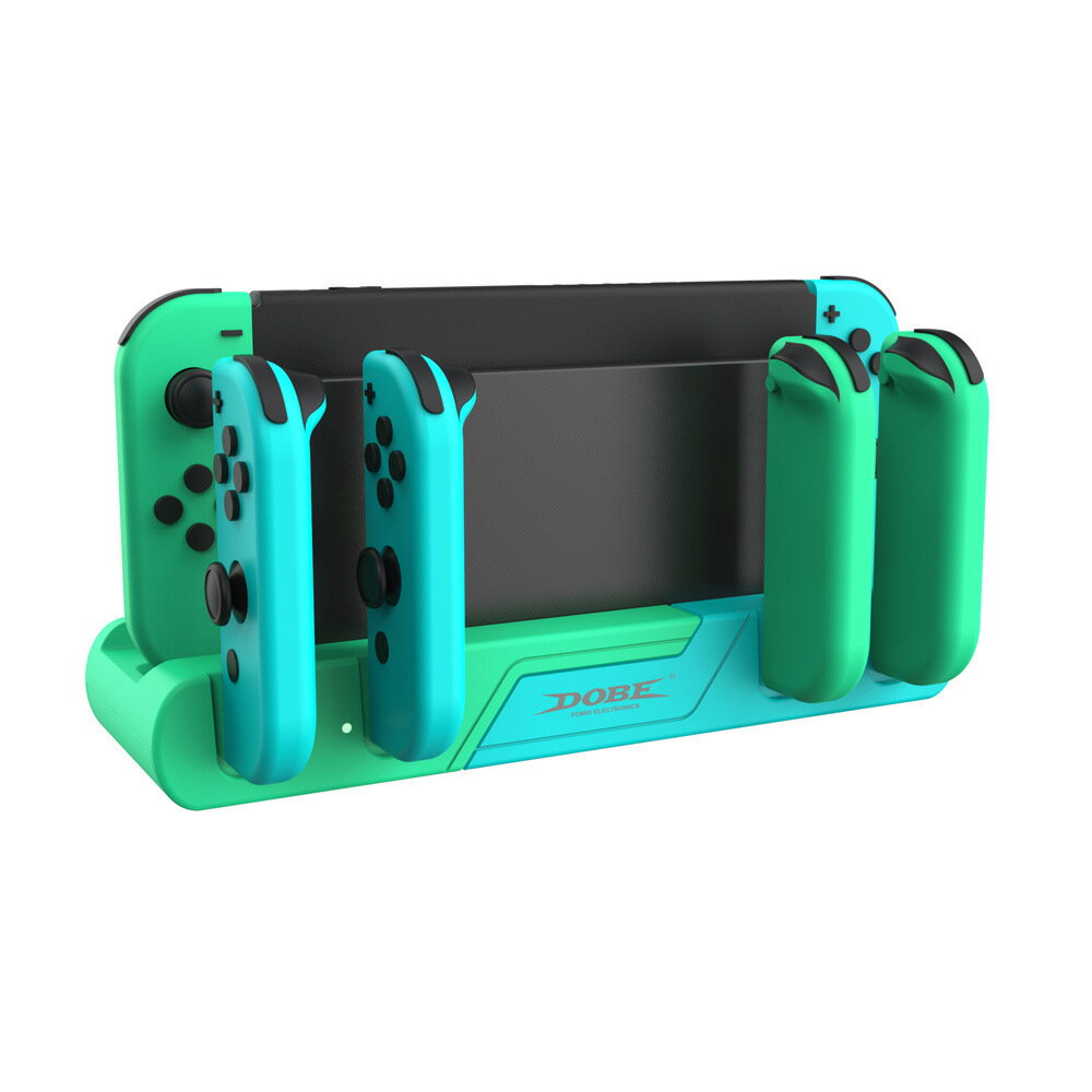 Switch小手柄joycon四充電底座 switch手柄充電座充動森TNS-0122