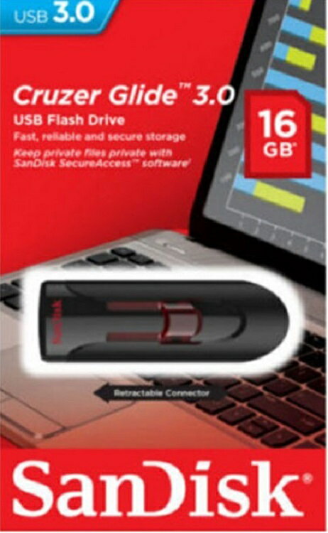 SanDisk 16GB 16G Cruzer Glide【SDCZ600-016G】SD CZ600 USB 3.0 高速隨身碟 2