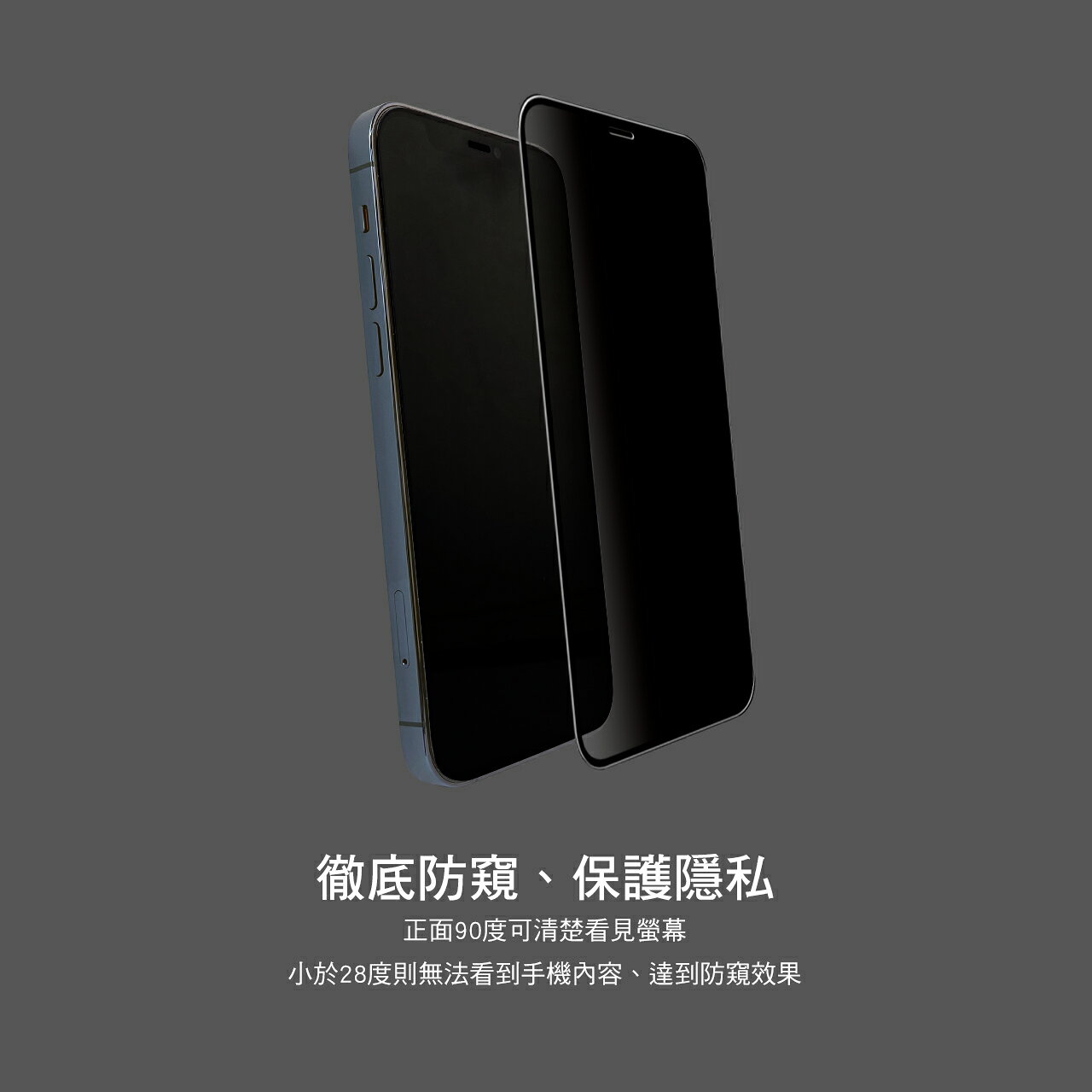 HODA 隱形滿版 9H 防窺 保護貼 玻璃貼 贈 貼膜神器 防窺 適用於iPhone12 mini Pro Max 4