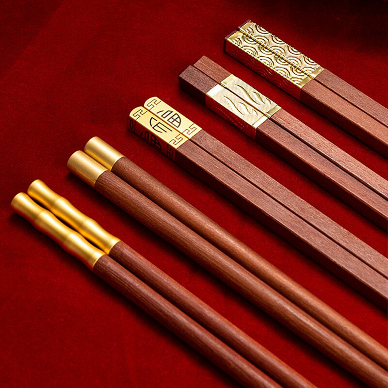 紅檀木筷子家庭2021新款專人專用耐高溫家用實木高檔一人一筷木質
