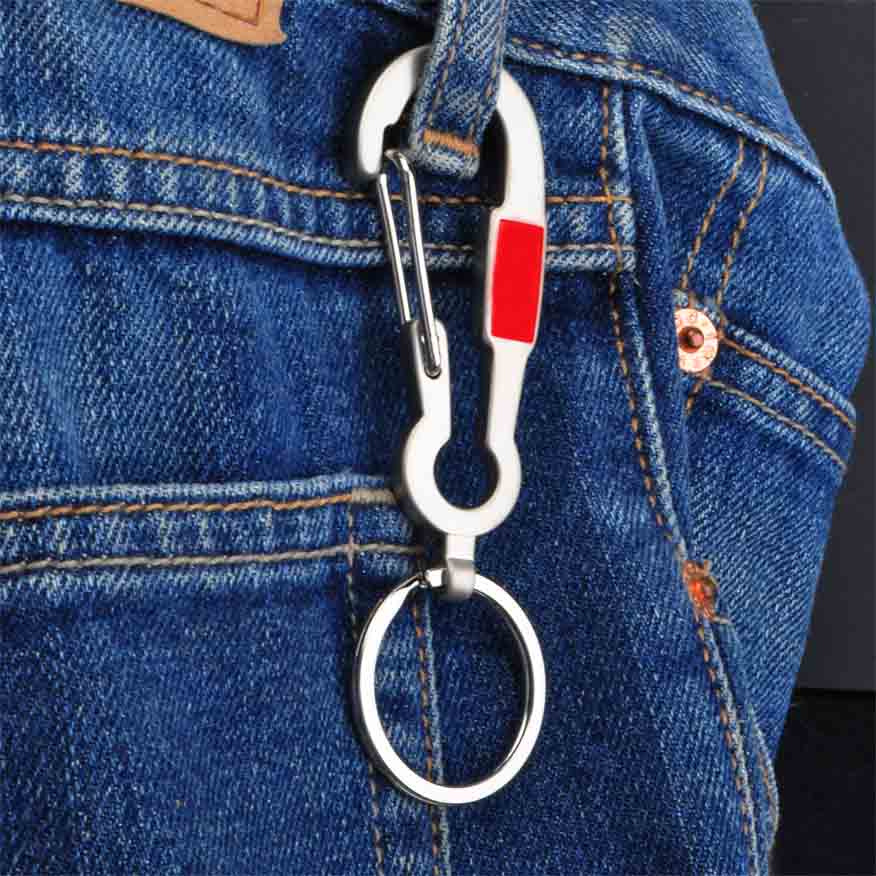 男士掛腰登山戶外鑰匙扣創意時尚車用鑰匙鏈腰掛禮品汽車腰掛扣 3