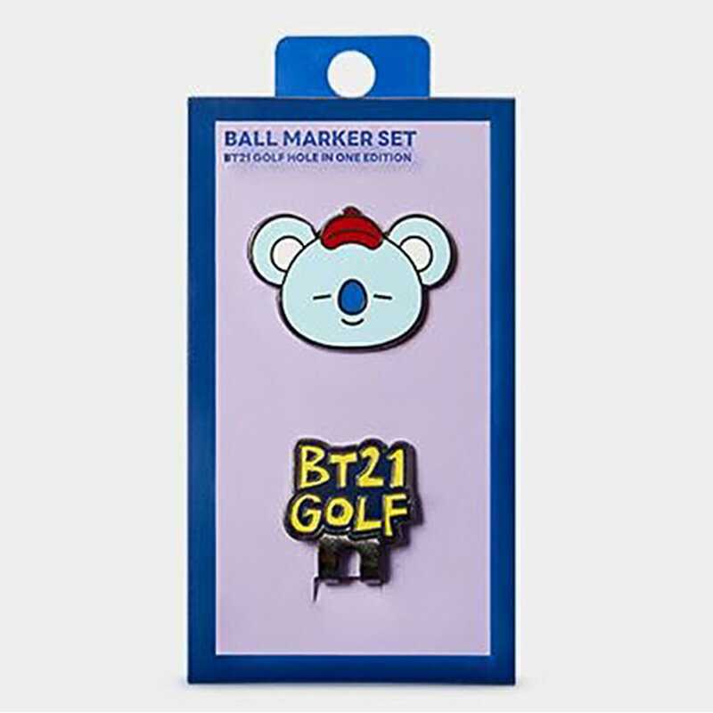 現貨 官方代理【BT21 GOLF HIO】KOYA BALL MARKER 高爾夫 球標 韓國原廠【正元精密】