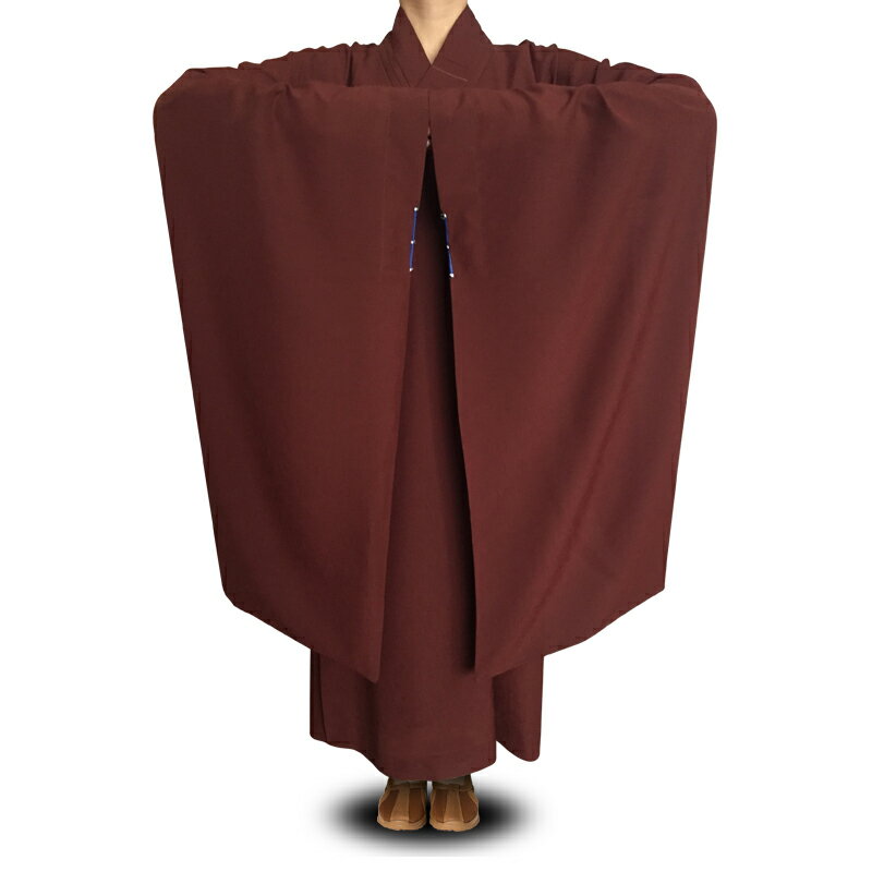 僧服 弘通普舵廣袖海青僧服男居士服姜土黃色寬袖海清僧衣佛教男女款【HZ65765】