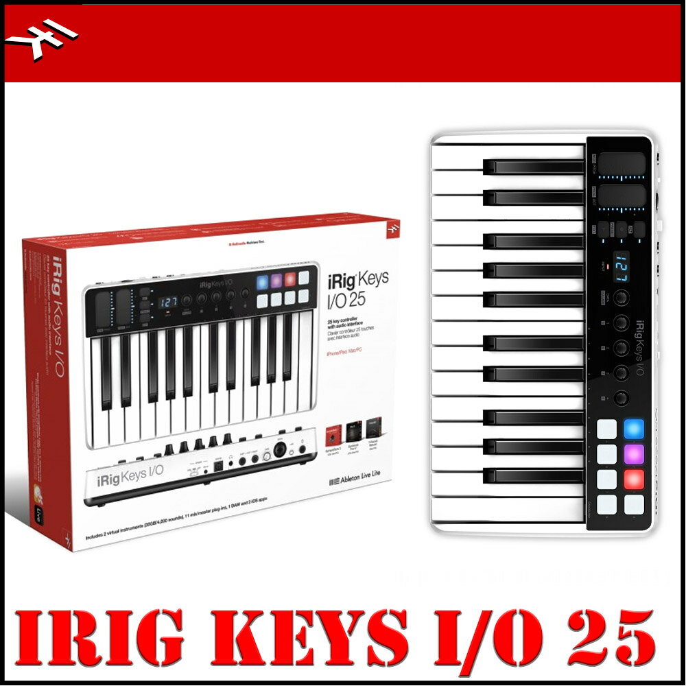 非凡樂器】IK Multimedia iRig Keys I/O 25/ 25鍵/主控鍵盤/控制鍵盤