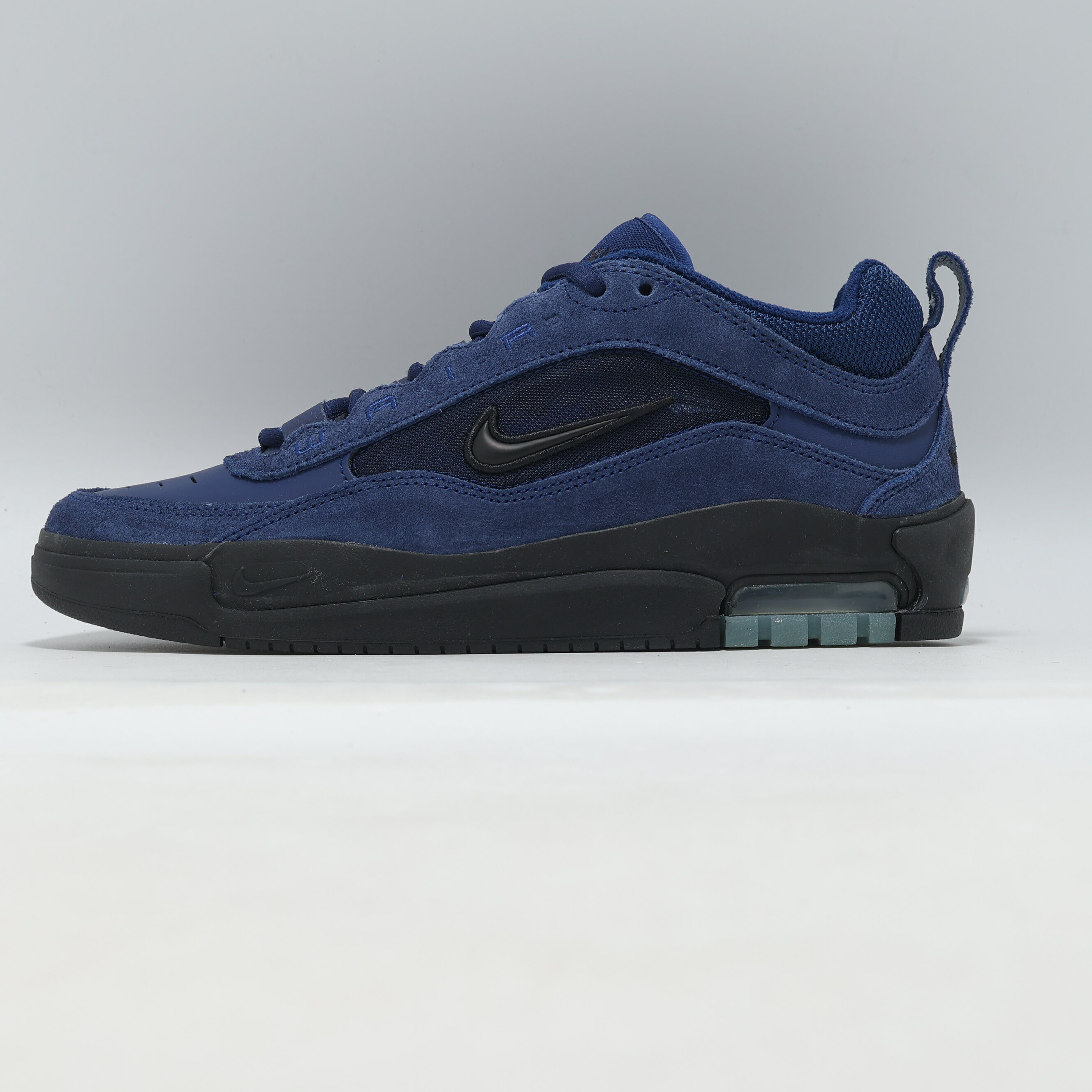 Nike 休閒鞋 Air Max Ishod 男鞋 藍 黑 選手聯名 麂皮 復古