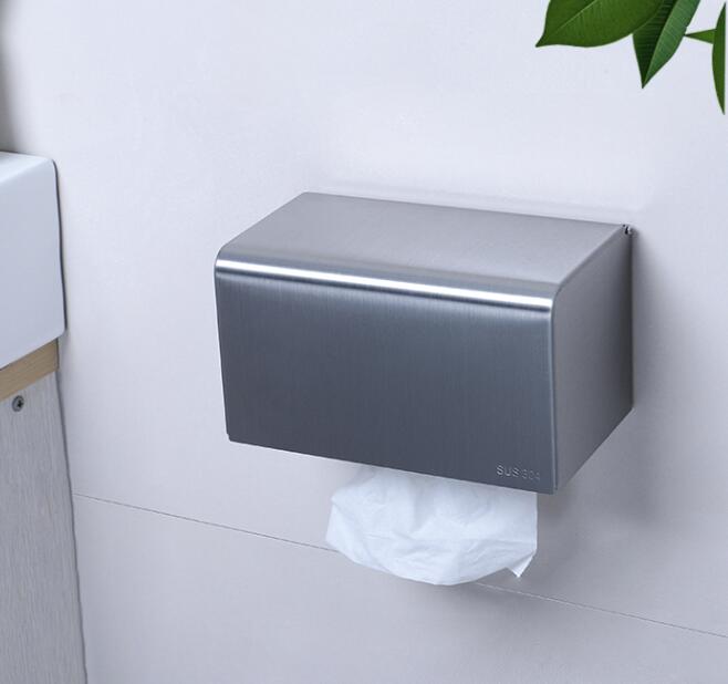 衛生間紙巾盒免打孔衛生紙置物架廁所卷紙盒浴室防水廁紙盒壁掛式 樂樂百貨