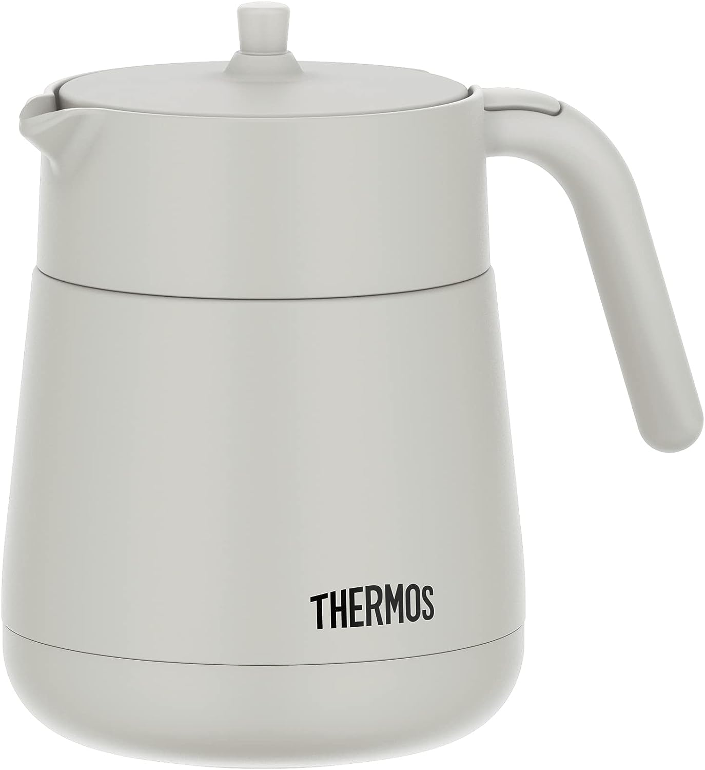 日本代購THERMOS 膳魔師TTE-700 不銹鋼泡茶壺真空斷熱保溫保冰單手拿取