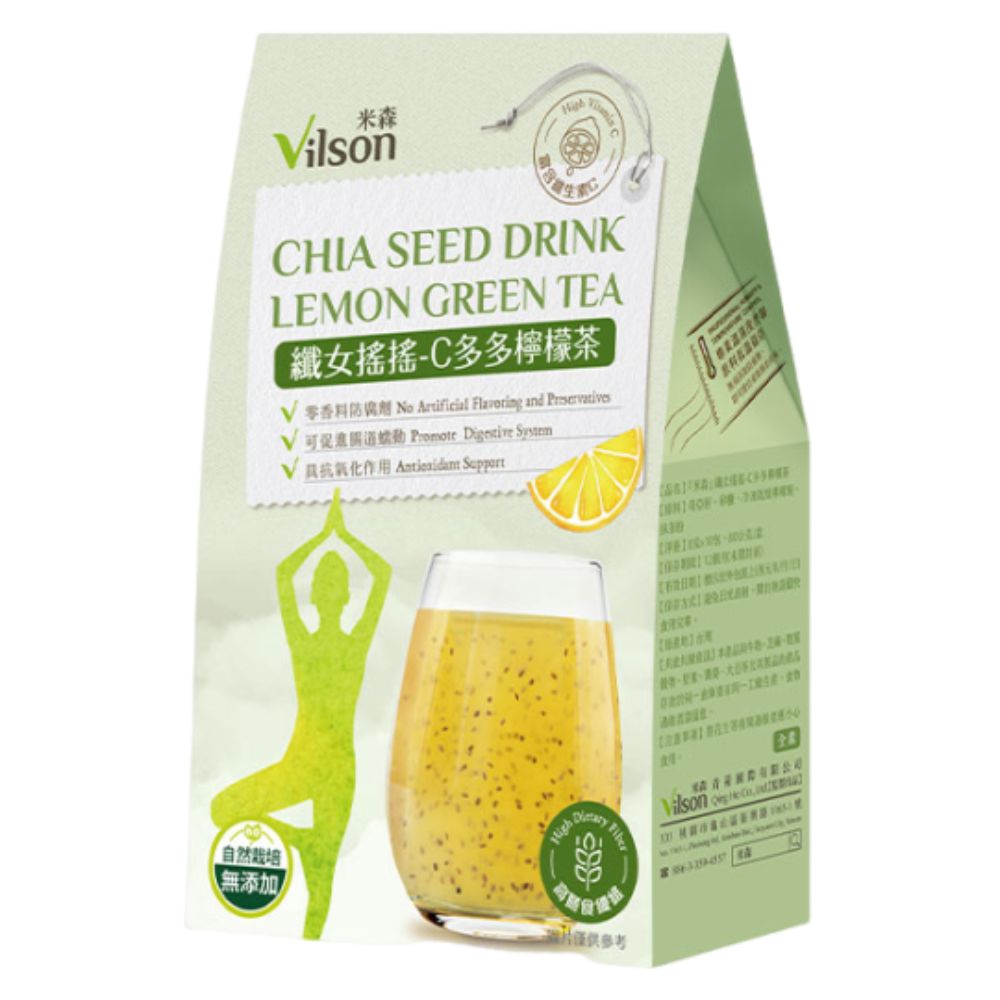 米森 纖女搖搖 C多多檸檬茶(8gx10包/盒)