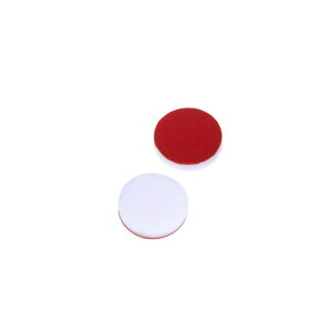 《ALWSCI》 2ml Vial瓶用墊片 8mm 【100片/包】(紅PTFE膜/ 白silicone墊片 墊片厚度1.5mm) 實驗耗材/ 塑膠製品/ 鐵氟龍/矽膠墊片