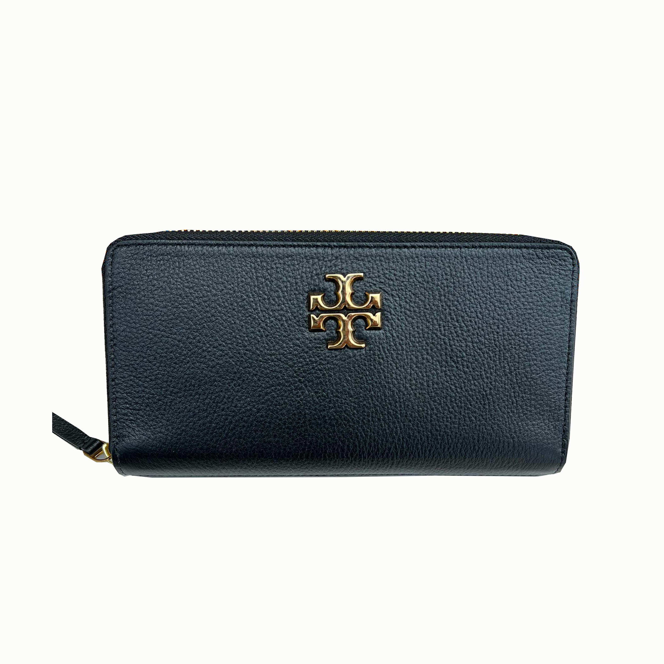 Tory burch 金屬LOGO簡約風拉鍊皮革零錢長夾58161(預購)【 菲尼斯 國際精品 ★ APP下單天天10%點數回饋 】 女神手袋