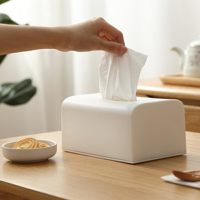 抽紙巾筒收納盒餐巾紙盒家用客廳簡約創意可愛北歐ins多功能餐廳