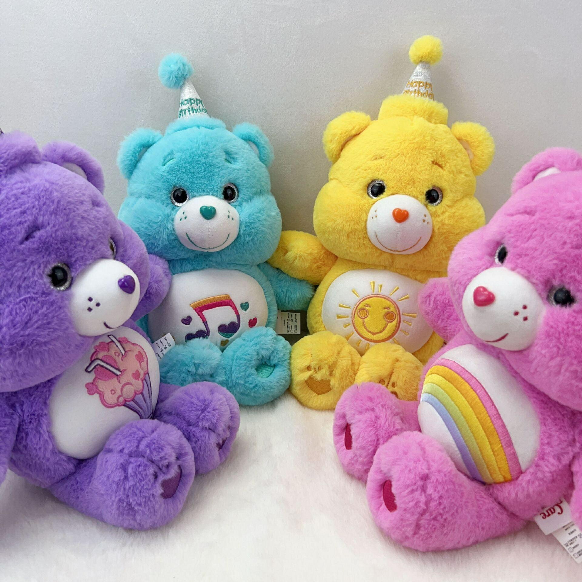 生日禮物愛心熊毛絨玩具carebears玩偶娃娃小熊公仔 玩偶/生日/情人/聖誕禮物/毛絨娃娃/抱枕娃娃