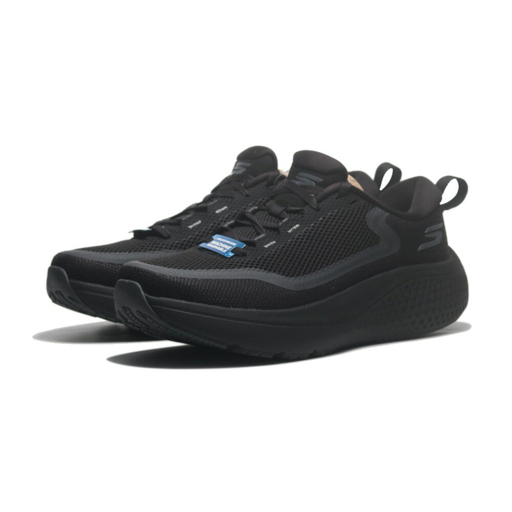 【滿千折百】SKECHERS 慢跑鞋 GO RUN SUPERSONIC MAX 全黑 厚底 男 246086BBK
