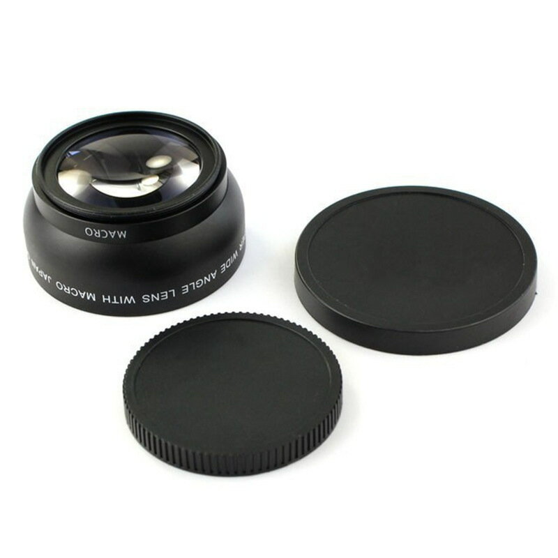 批發攝像機專用鏡頭37MM0.45X倍廣角+微距二合一附加外接廣角鏡【Snowbelle優選】