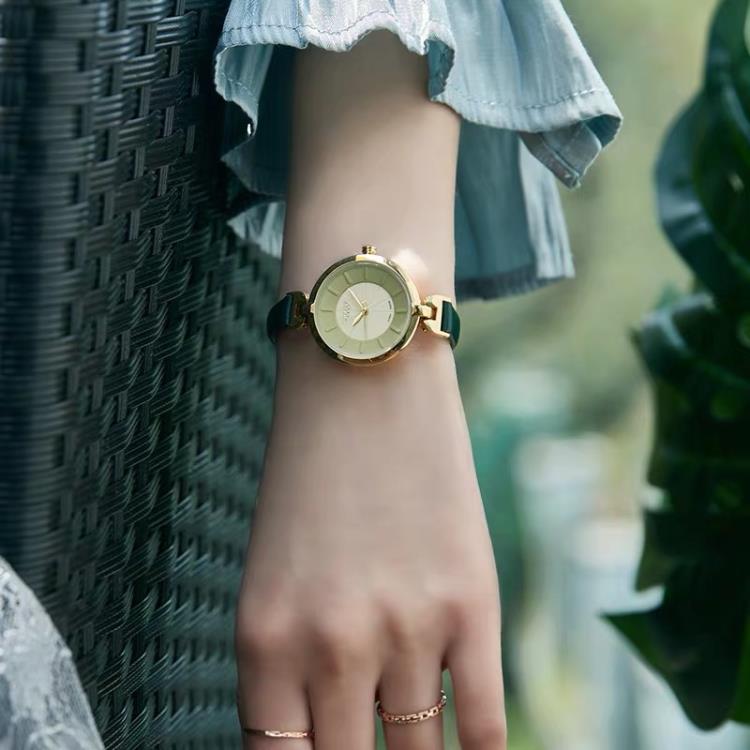 夏季手錶女高級感細帶小巧氣質復古森系手錶女款學生簡約ins風 全館免運