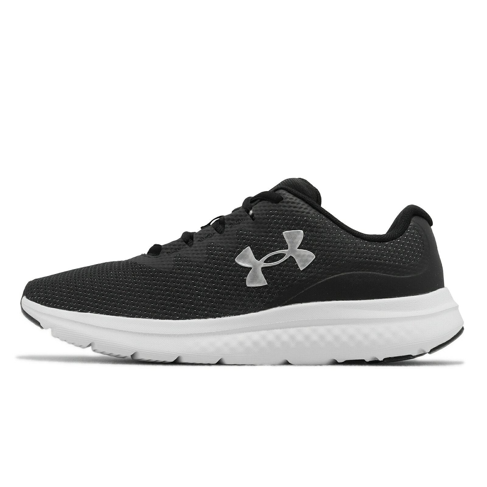 Under Armour UA 慢跑鞋 Charged Impulse 3 男鞋 黑 銀 緩震 透氣 運動鞋 UA 3025421001