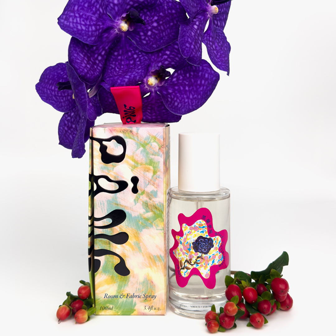 【雱 PĀNG】空間織品香氛噴霧 100ml 單入 | 黑蘭夢境 Black Orchid Dream | 細緻噴霧 擴香香氛 質感設計 花開包裝 MUSE設計獎銀獎