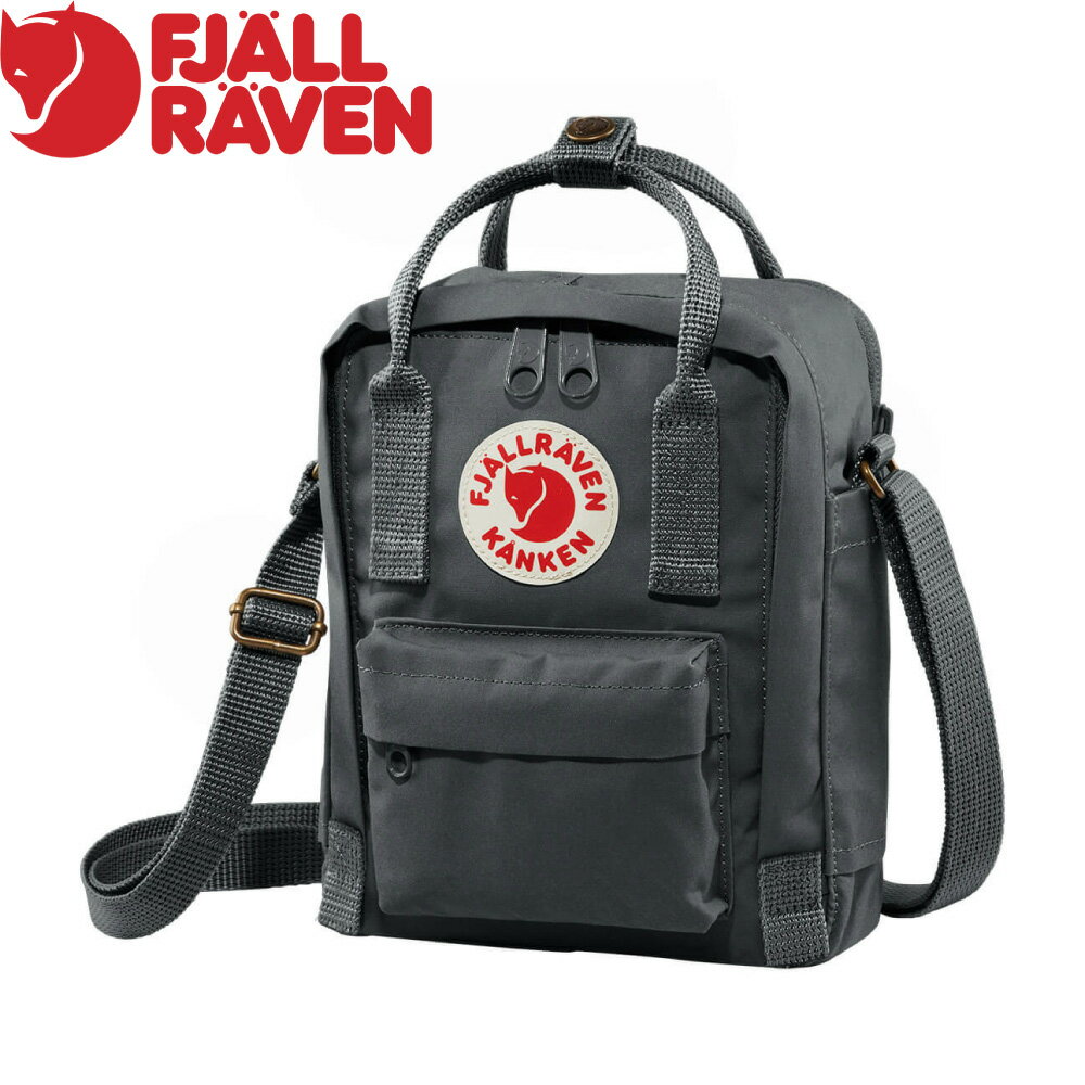 【Fjallraven 小狐狸 Kanken Sling旅行隨身袋《石墨灰》】F23797/側揹包/斜揹包