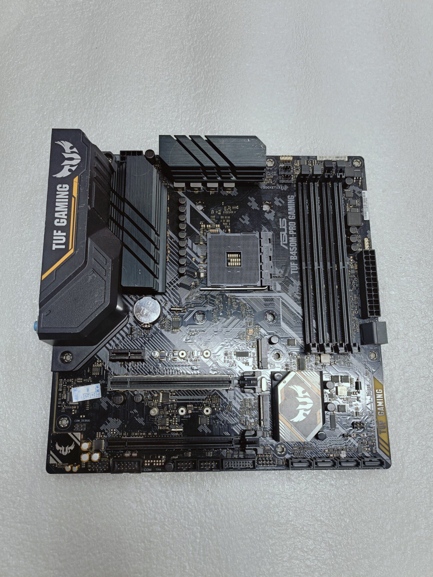 華碩 TUF GAMING B450M-PRO 主機板 遊戲電競主機板 AM4腳位 裸板功能正常 二手良品 可開機測試