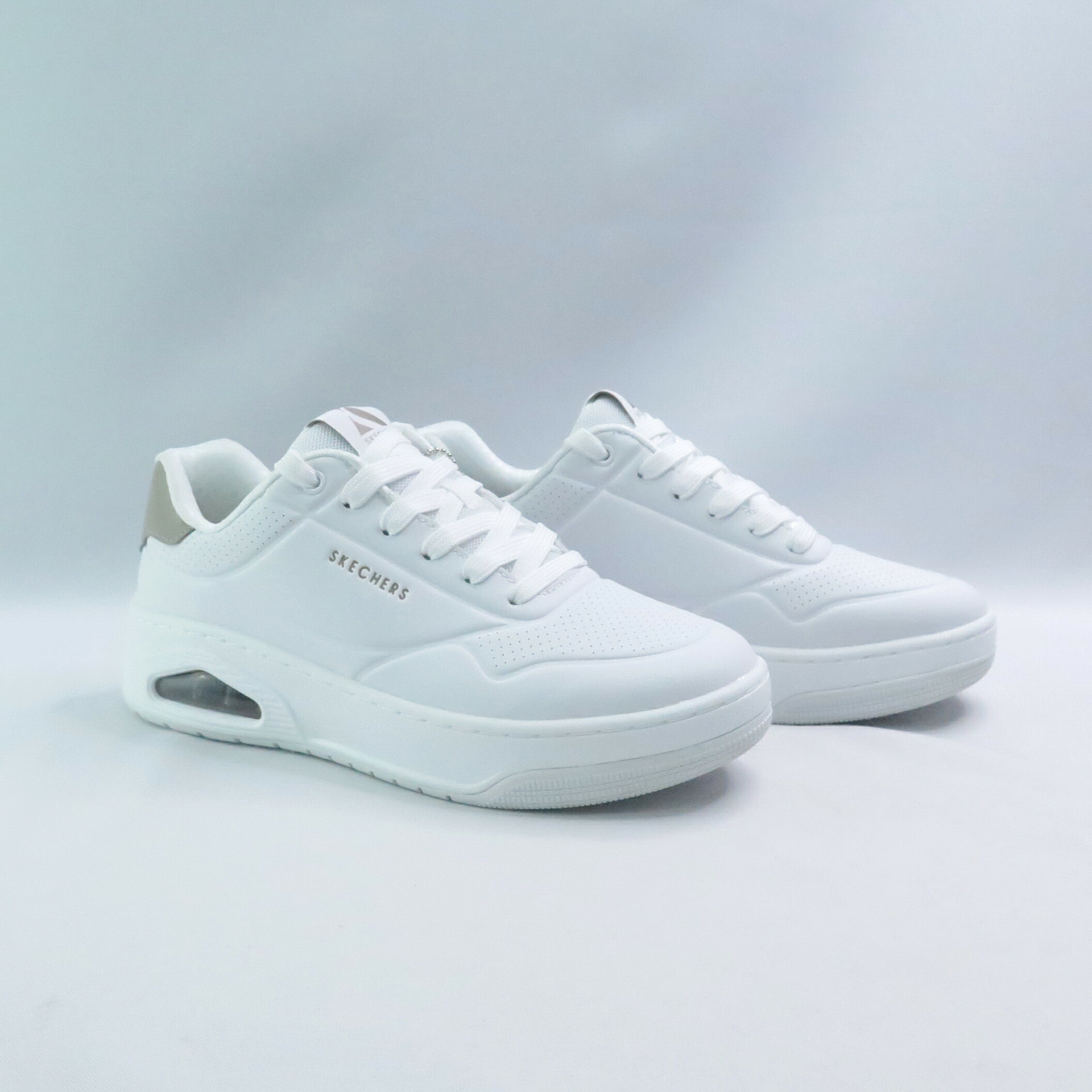Skechers 177705WHT 女休閒鞋 Uno Court Fast Break 白【iSport愛運動】