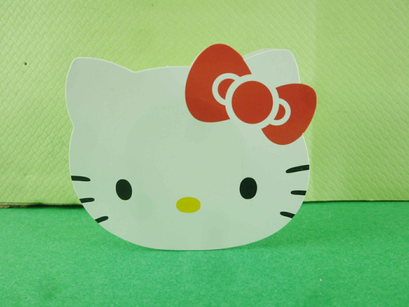 【震撼精品百貨】Hello Kitty 凱蒂貓 滾輪貼紙-白色大頭 震撼日式精品百貨