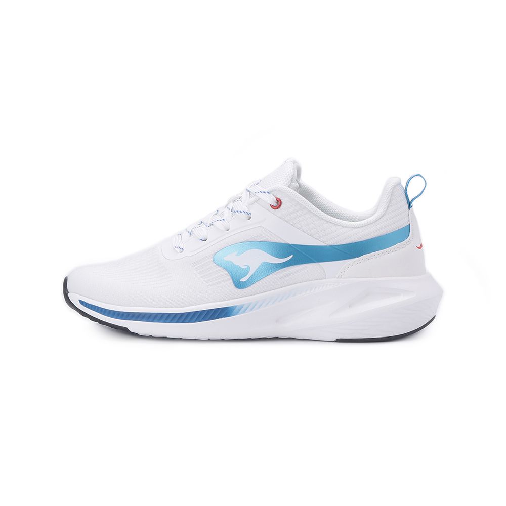 KANGAROOS RUN BREEZY 超輕量慢跑鞋 白藍 KM41106 男鞋